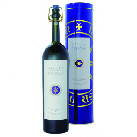 Grappa Barili di Sassicaia 40° Distilleria jacopo Poli