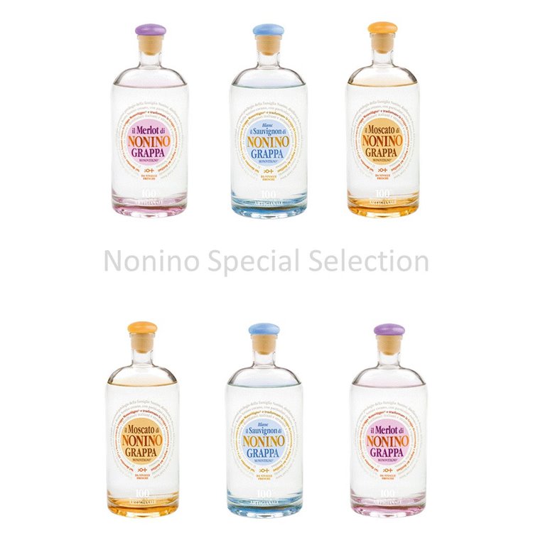 Confezione Speciale (Sauvignon+Merlot+Moscato) Nonino Distillatori