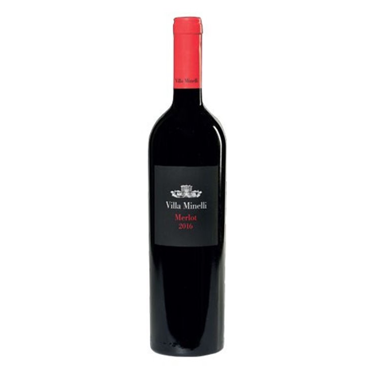 6-Bottle box Red Wine Merlot Veneto IGT Villa Minelli -cz