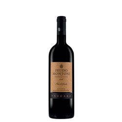 Red Wine Bio Vrucara Nero d'Avola Sicilia Igt Azienda Agricola Feudo Montoni -cz