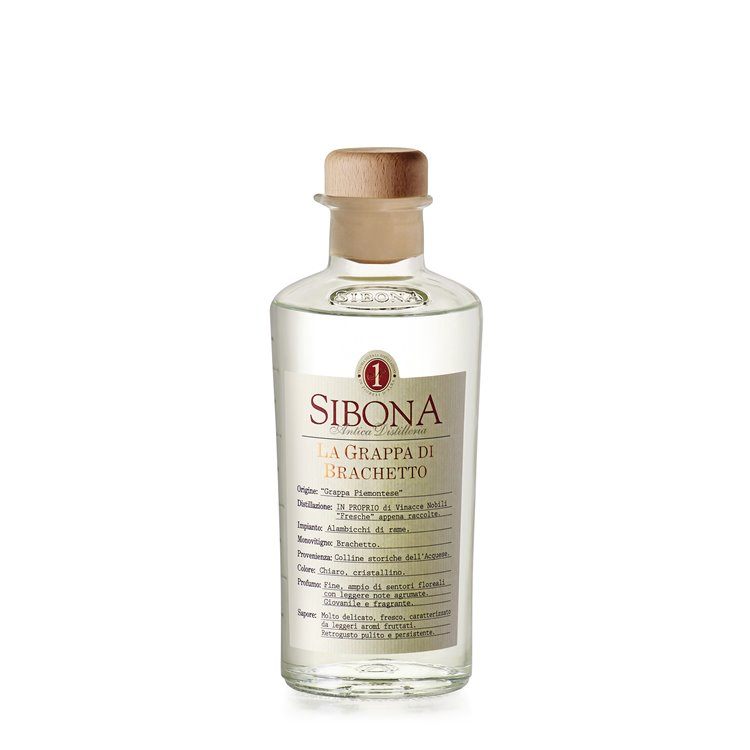 Grappa Monovitigno di Brachetto - Distilleria Sibona 0,5 l.