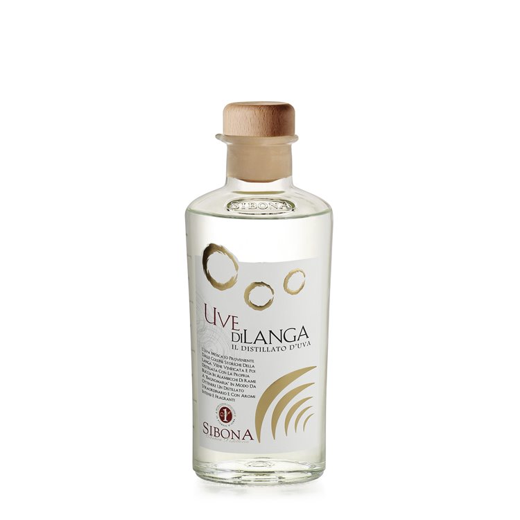 Grappa Uvedilanga Distillato d’uva - Distilleria Sibona 0,5 l.
