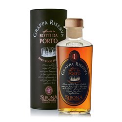 Grappa Riserva aged in port casks - Distilleria Sibona 0.5 l.