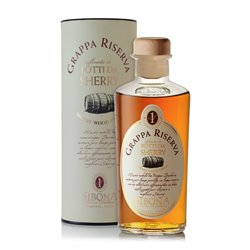 Grappa Riserva aged in Sherry barrels - Distilleria Sibona 0.5 l.