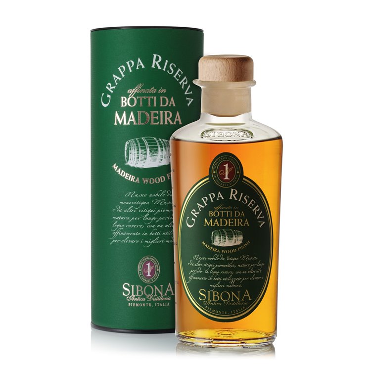 Riserva Madeira Sibona Grappa Distilleria aged barrels 0.5 - in