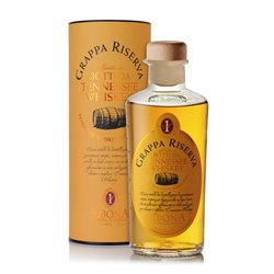 Grappa Riserva aged in Tennessee Whiskey barrels - Distilleria Sibona 0.5 l.