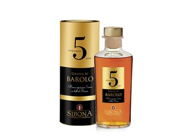 Grappa Barolo 5 Jahre alt - Distilleria Sibona 0,5 l.