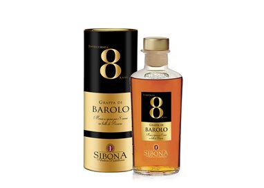 Grappa Barolo aged 8 years - Distilleria Sibona 0.5 l.