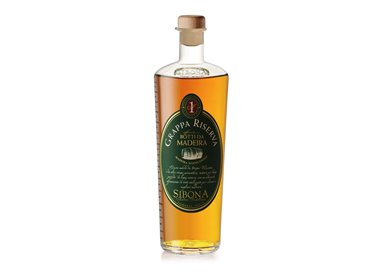 Grappa Riserva in Madeira-Fässern gereift - Distilleria Sibona 1,5 l.