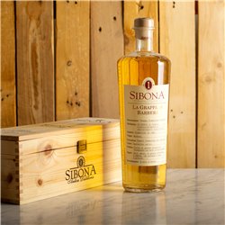 Distilleria Sibona - Gift box Grappa di Barbera MAGNUM with wooden case 1.5 lt