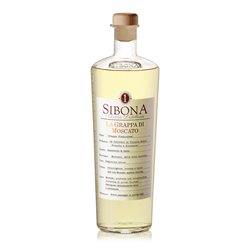 Distilleria Sibona - Geschenkpackung Grappa di Moscato MAGNUM mit Holzkiste 1,5 lt