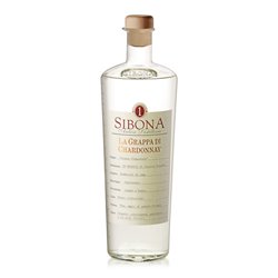 Distilleria Sibona - Gift box Chardonnay Grappa MAGNUM with wooden case 1,5 lt