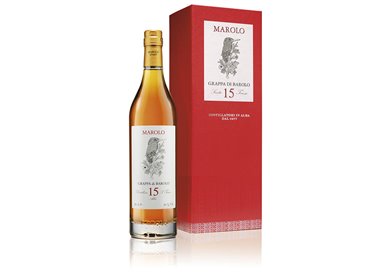 Marolo Grappa di Barolo 15 Anni  -  Distilleria Santa Teresa  Fratelli Marolo 0,70 l.