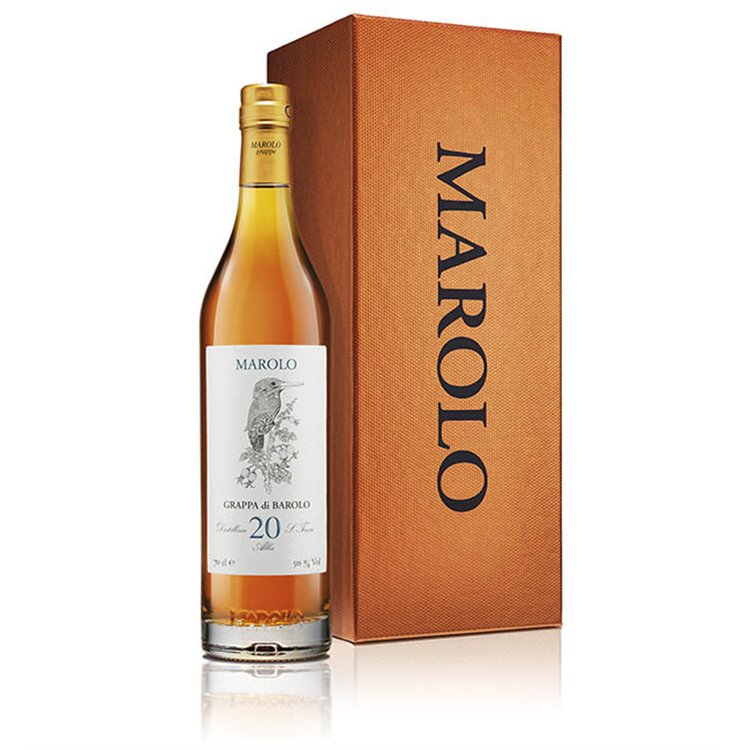 Marolo Grappa di Barolo 20 Anni  -  Distilleria Santa Teresa  Fratelli Marolo 0,70 l.