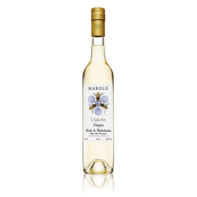 Marolo Grappa und Rhododendron-Honig (Slow Food Präsidium)  -  Distilleria Santa Teresa  Fratelli Marolo 0,50 l.