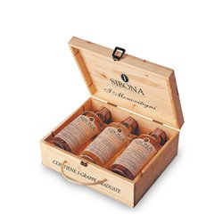 Distilleria Sibona - Gift Box with Grappas graded Moscato, Barbera, Arneis (3x50cl)