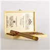 Distilleria Sibona - Confezione Regalo  Sigari con Grappa Monovitigno Dolcetto, Barbera, Moscato  cassetta in legno da 6 pz.