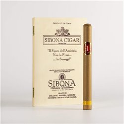 Distilleria Sibona - Confezione Regalo  Sigari con Grappa Monovitigno Dolcetto, Barbera, Moscato  cassetta in legno da 6 pz.