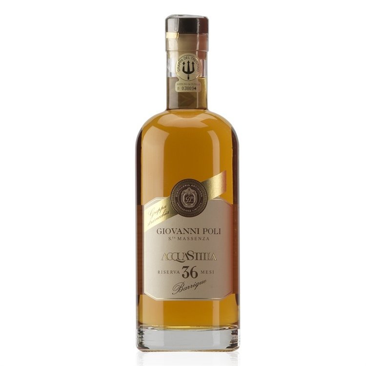 Grappa Acquastilla 36 Monate gereift 70 cl 41% - Destilleria Giovanni Poli Santa Massenza