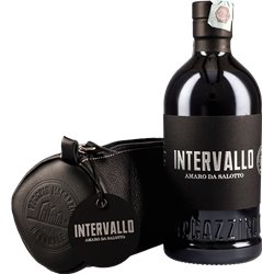 Intervallo Bitter Living Room Liqueur With Leather Purse 50cl 28% - crb