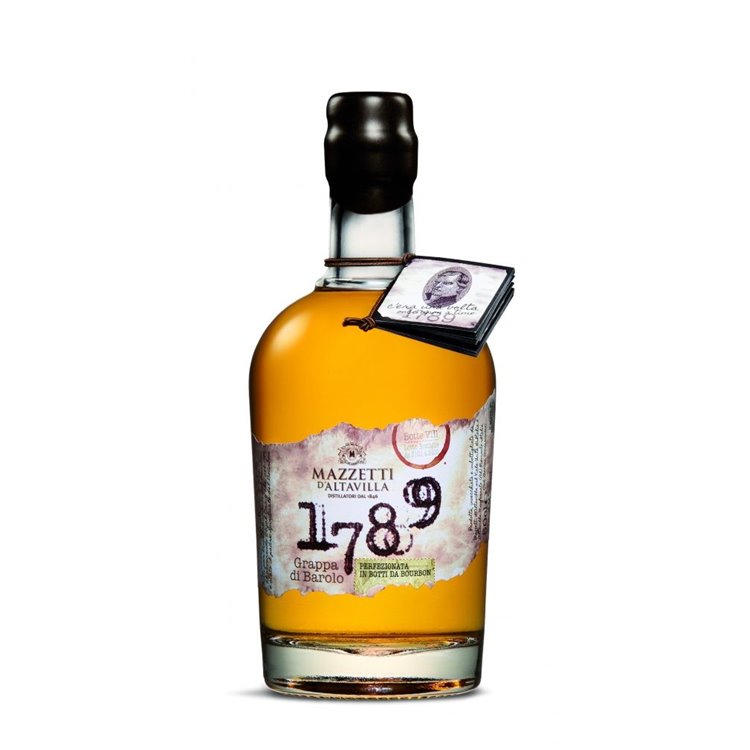 Mazzetti - 1789 Grappa di Barolo Special Cask Finish 43° Mazzetti D'Altavilla 0,50 L.