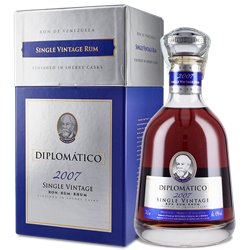 Rum Diplomàtico Single Vintage 2007 ( 700ml  43%) - crb