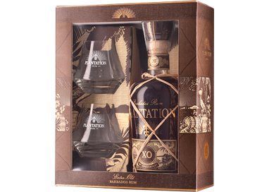Rum Plantation XO 20TH Anniverary Glass Pack ( 70cl  40%) - crb