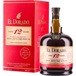Rum EL DORADO 12 YO (70cl  40%) - crb