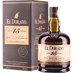 Rum EL DORADO 15 YO (70cl  43%) - crb