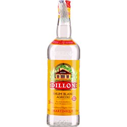 Rum Dillon Blanc Pouring (100cl  55%) - crb