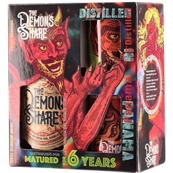 Cane Spirit Drink The Demon's Share 6 YO Gift Glass Pack | PA (70cl 40%) - crb