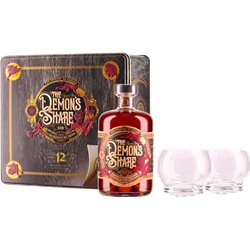 Rum The Demon's Share 12 YO Christmas Pack (70cl 41%) - crb