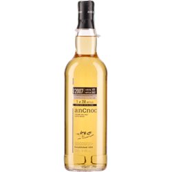 Whiskey Ancnoc Vintage 2007 635 Bourbon Seleted BY CDC (70cl 51.4%) - crb
