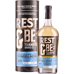 Whiskey  Rest & Be Craigellachie 2007 HHD (70cl 54.6%) - crb