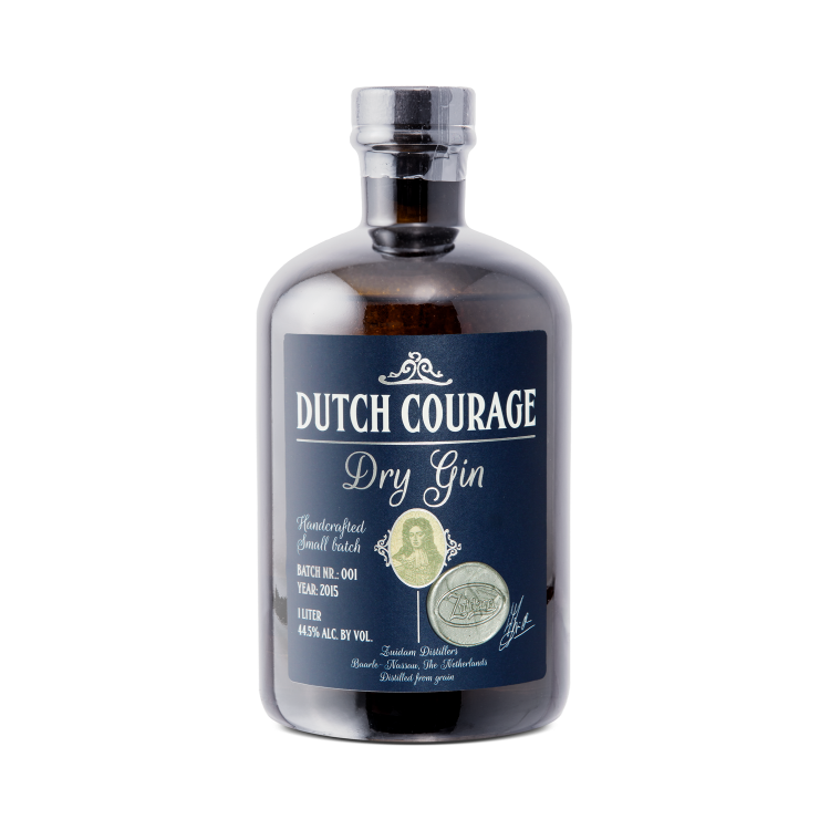Gin Zuidam Dutch (100cl Dry - 44.5%) Courage crb