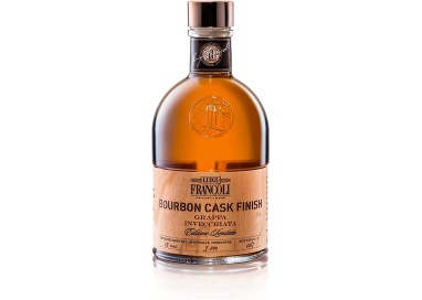 Buy online Distilleria Francolli - Grappa Francoli " Grappa BOURBON Cask Finish" 40.0% vol. 50 cl at an exceptional price. Disco