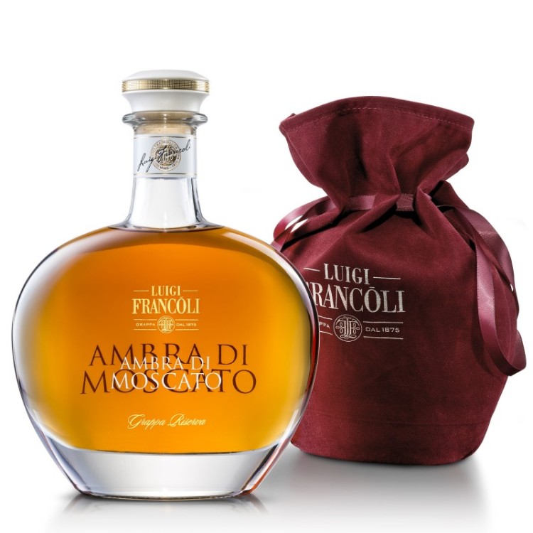 Distilleria Francolli - Velvet Ambra di Moscato 42,5 -700 Francoli | Grappa / Acquavite in vendita online