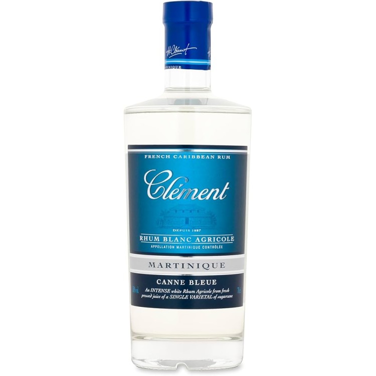 Buy online Clement - RHUM BLANC AGRICOLE CANNE BLEUE 50.0% vol. at an exceptional price. Discover the quality and tradition.