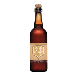 Chimay beers. Chimay Dorée beer  4.8%    0.75 L