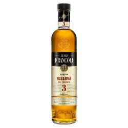 Distilleria Francolli - Grappa Francoli " Grappa Riserva 3  " 41,5° 70 cl | Grappa / Acquavite in vendita online