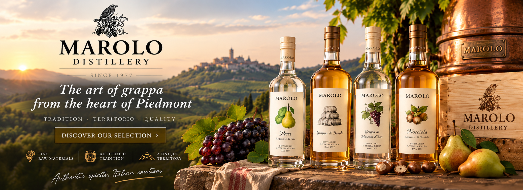 Discover Marolo Grappa and Spirits